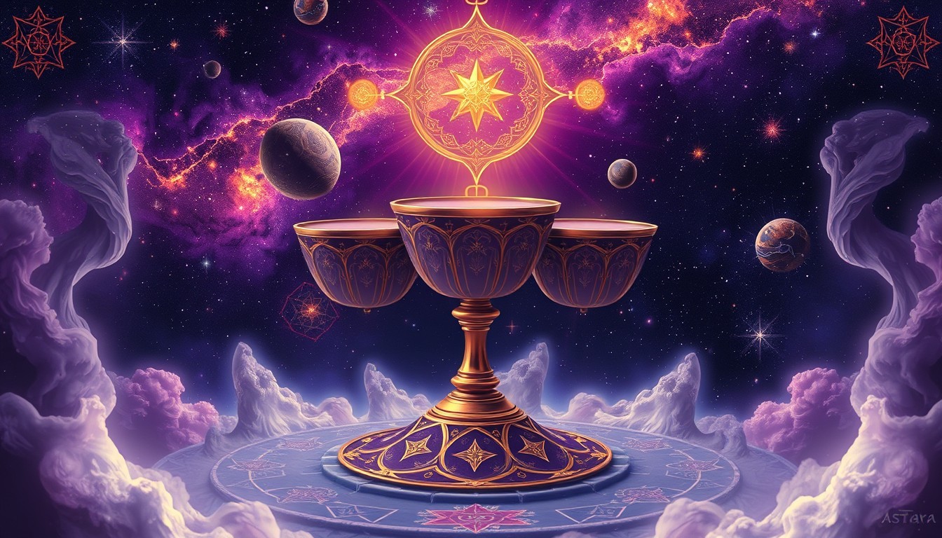 The Six of Cups tarot card