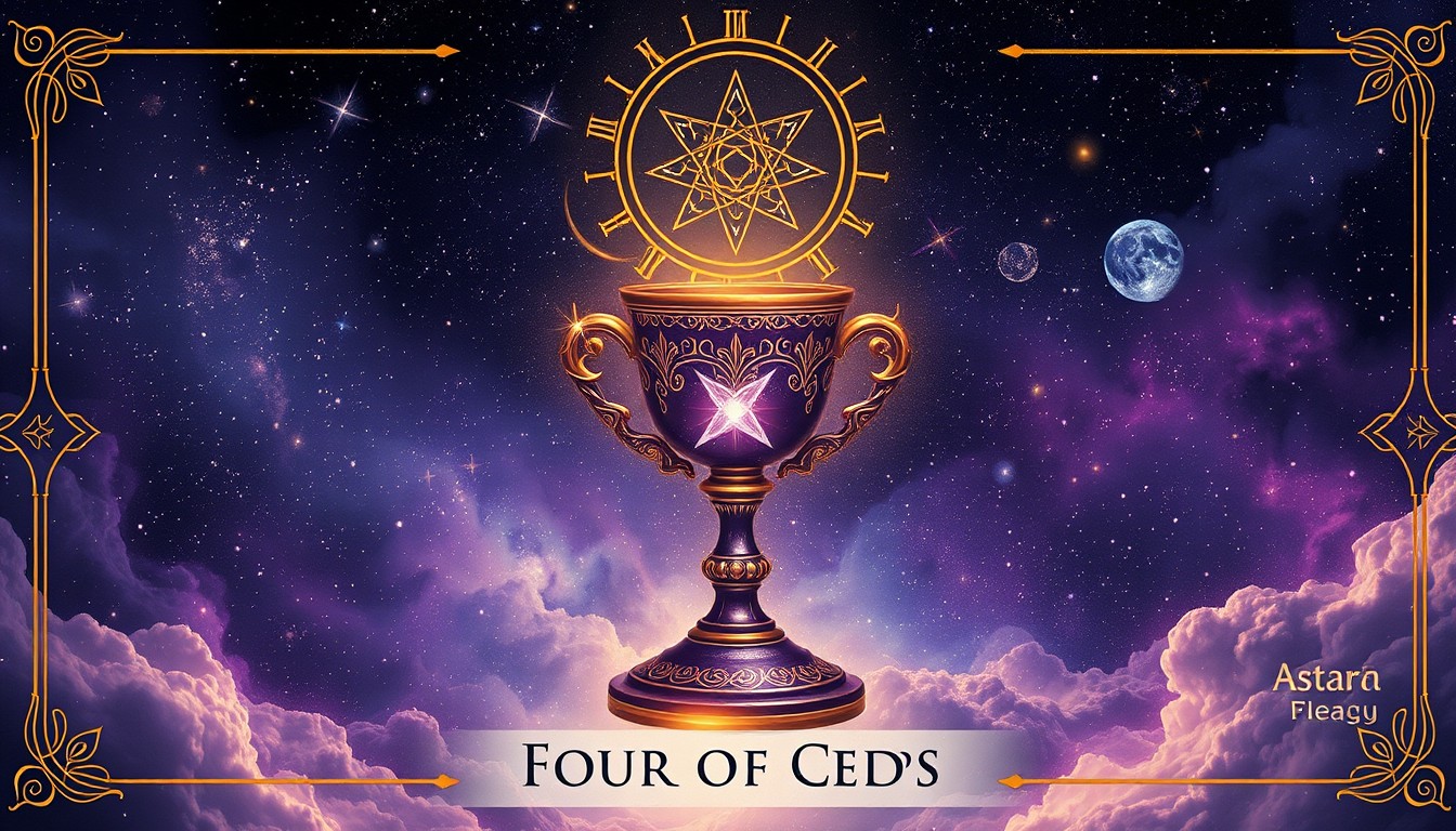 The Four of Cups tarot card