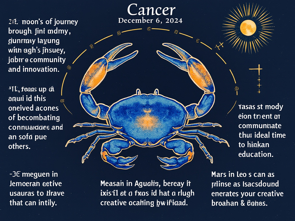 Daily Horoscope for Cancer (â™‹) on:  December 6 – Astrology by Astara the Oracle